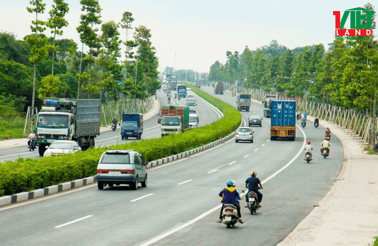 Tuyến đường DT 741 tại Phú Giáo