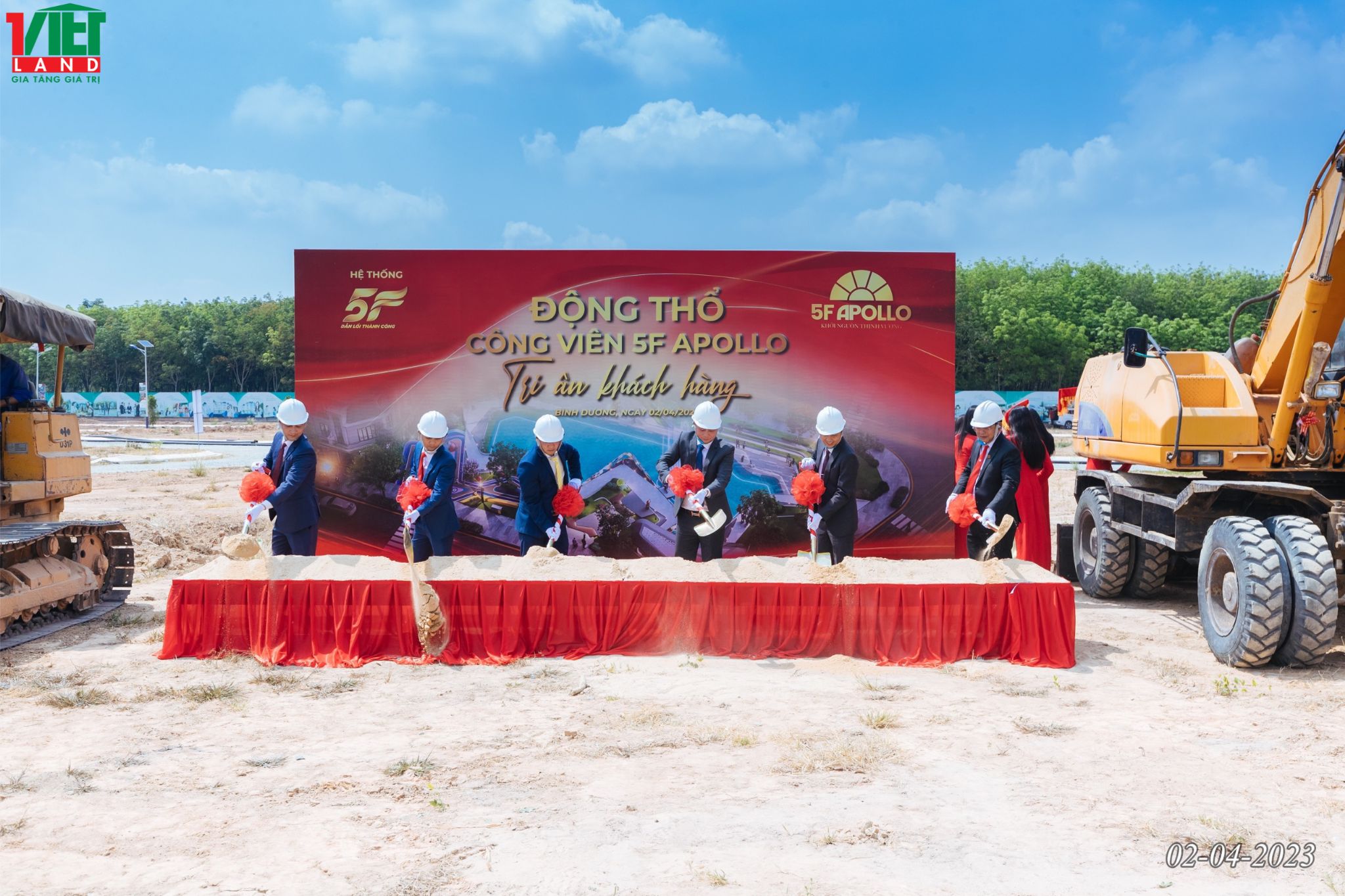 lễ động thổ công viên apollo park